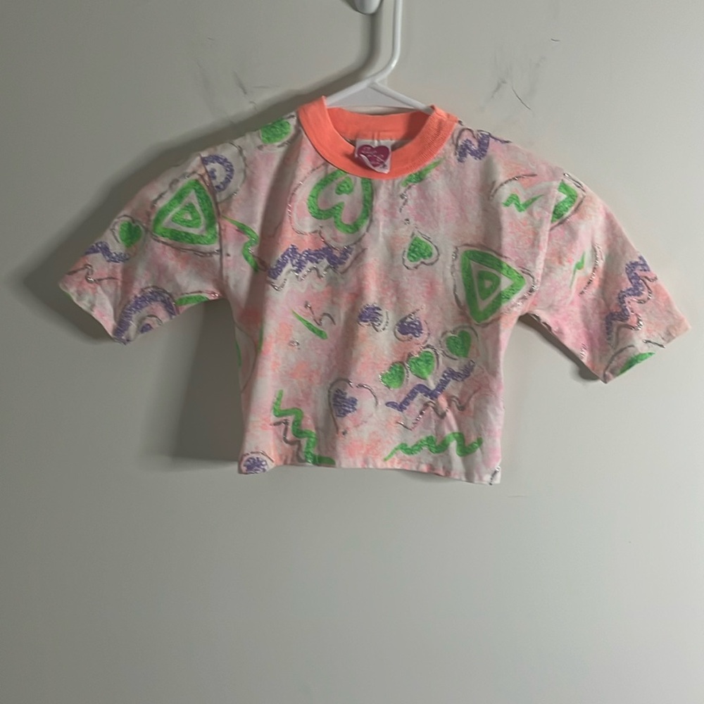 Vintage Small J. L. C. For Girls Crop Top